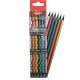 Creioane colorate metalice, 6 culori/set, Daco