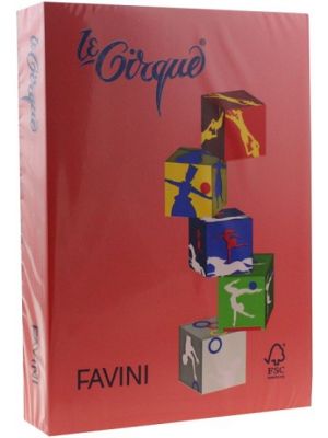 Carton colorat rosu, A4, 160g/mp, Favini